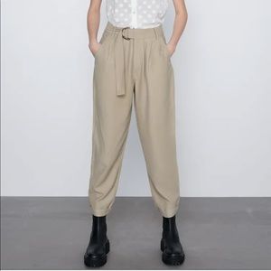 Zara TRF belted pants